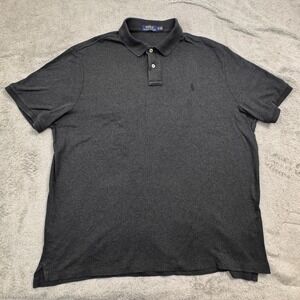 Polo‎ Ralph Lauren Men's Short Sleeve Golf Polo Charcoal Grey Size XL EUC